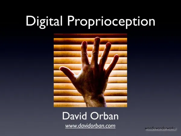 Digital Proprioception
