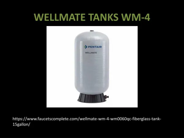 wellmate tanks wm 4