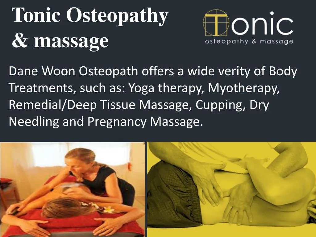 tonic osteopathy massage