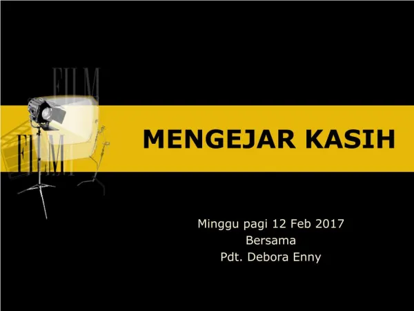 mengejar kasih