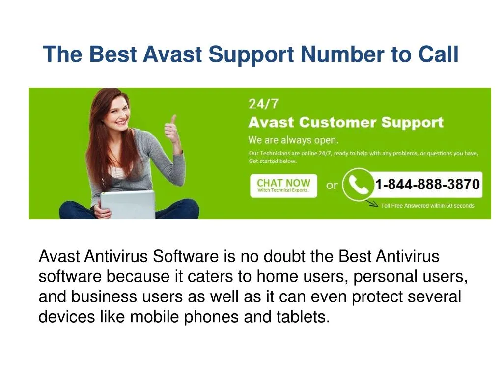 the best avast support number to call