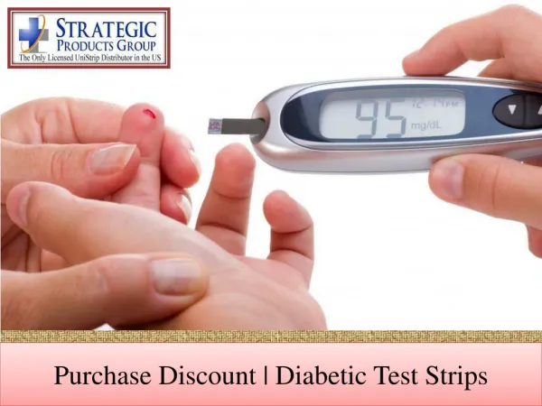 Purchase Discount | Diabetic Test Strips