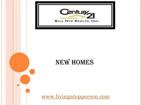 New Homes - livingatepperson.com