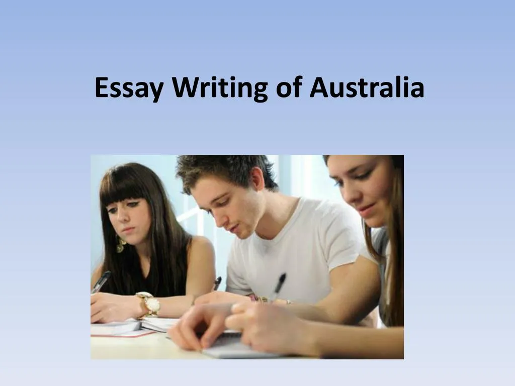 essay writing of australia