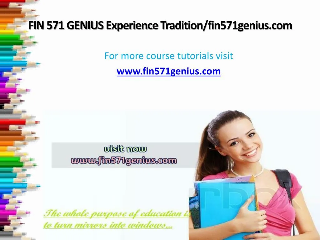 fin 571 genius experience tradition fin571genius com
