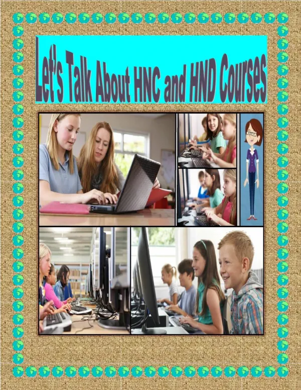 Let’s Talk About HNC and HND Courses