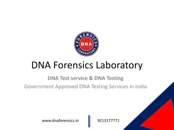 DNA Test Cost