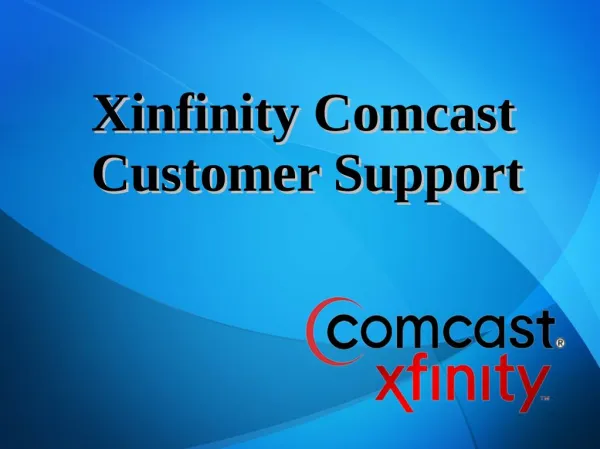 Xinfinity Comcast Customer Support
