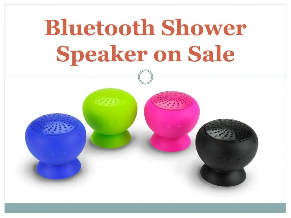 bluetooth shower speaker on sale