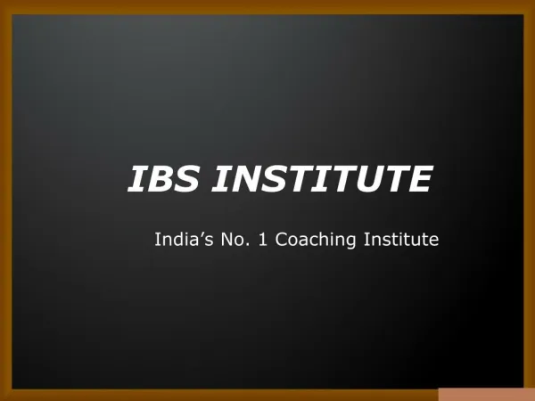 IBS Coaching