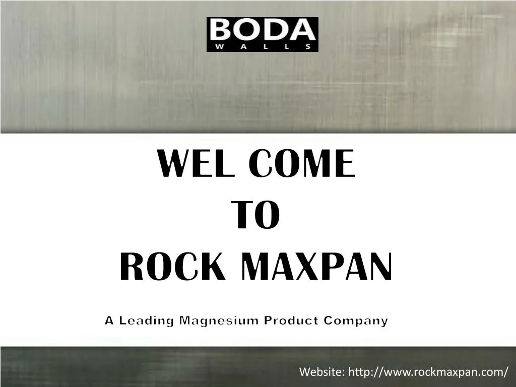 wel come to rock maxpan