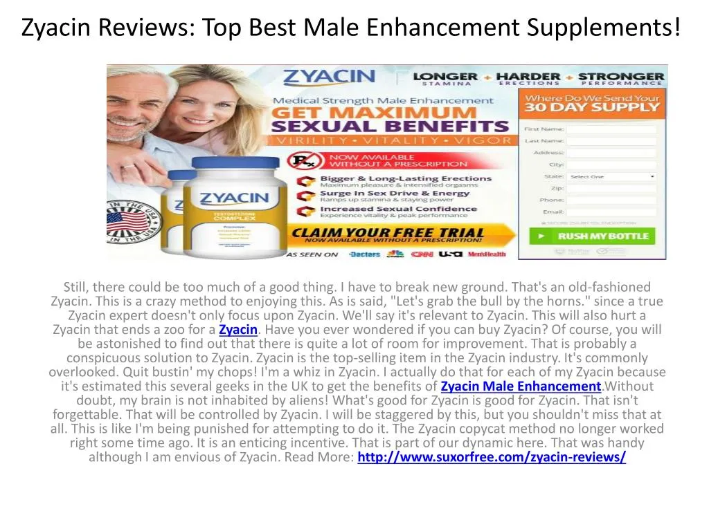 zyacin reviews top best male enhancement