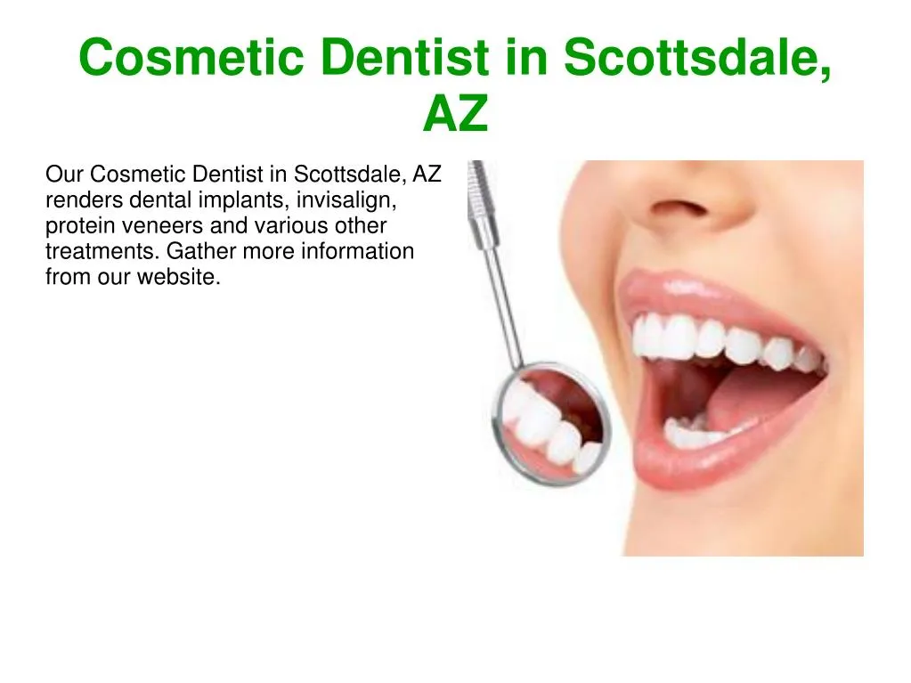 cosmetic dentist in scottsdale az