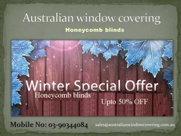 Honeycomb blinds winter Offer