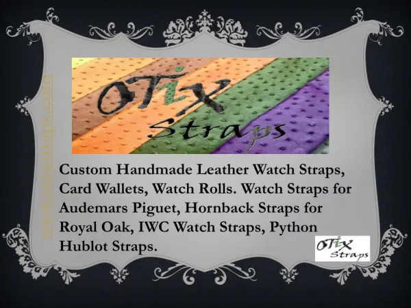 AP - Otix Straps