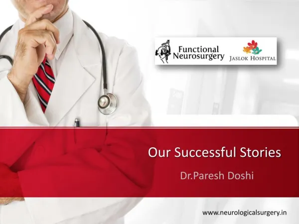 Trigeminal Neuralgia Surgery|DBS Surgery| Dr Paresh Doshi