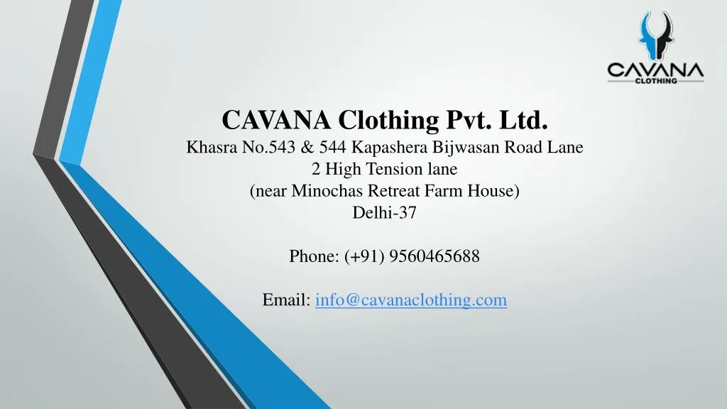 cavana clothing pvt ltd khasra