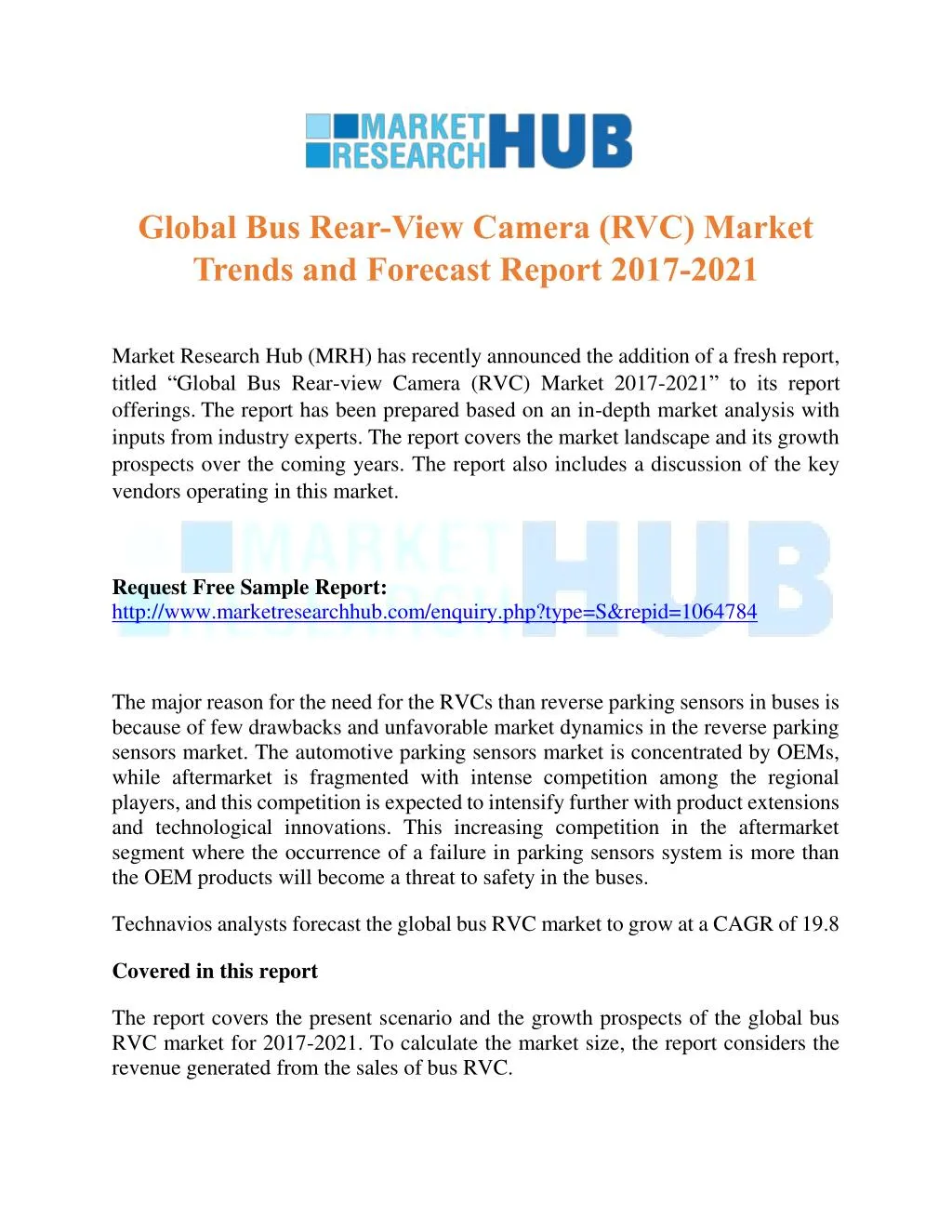 global bus rear view camera rvc market trends