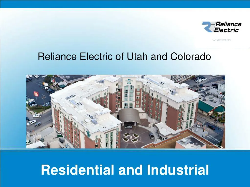 reliance electric of utah and colorado