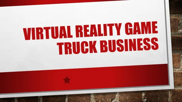 Game Truck Business - Start Video Game Truck Business