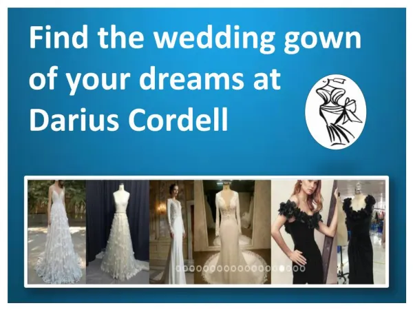 Get Darius Cordell dresses at an affordable price