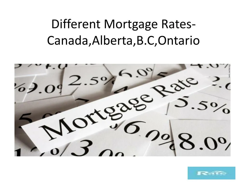 different mortgage rates canada alberta b c ontario