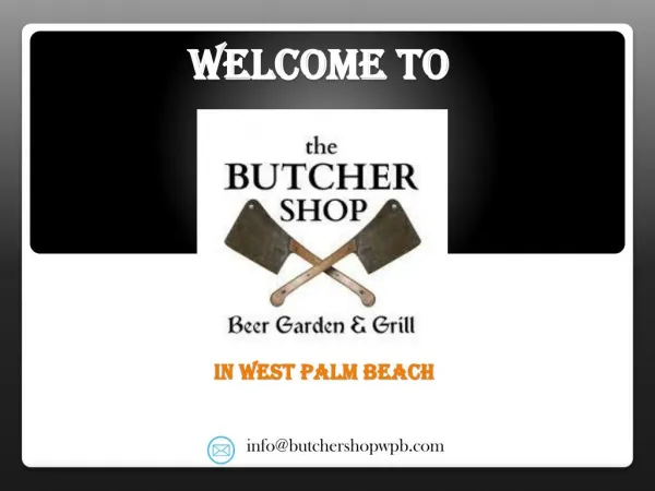 Best Restaurants in West Palm Beach – The Butcher Shop