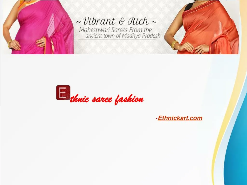 thnic saree fashion