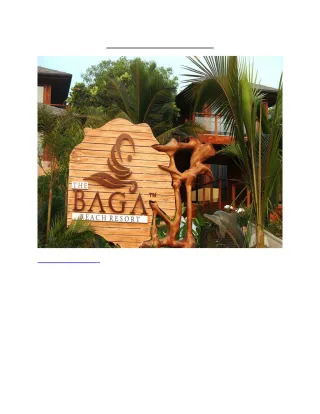 The Baga Beach Resort, Goa