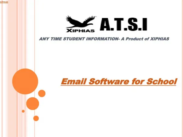 Email Software for School - ATSI xiphias