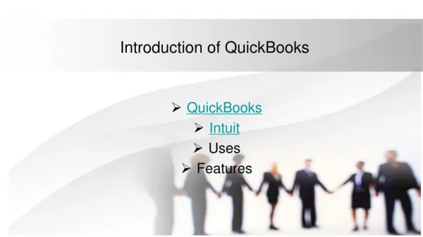 Introduction of QuickBooks