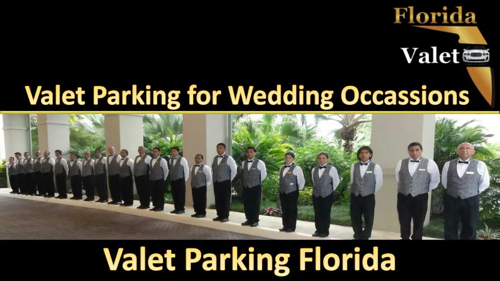 valet parking for wedding o ccassions