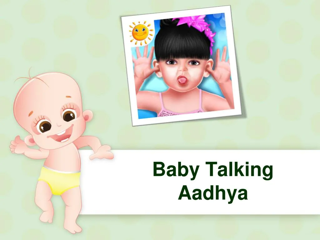 baby talking aadhya
