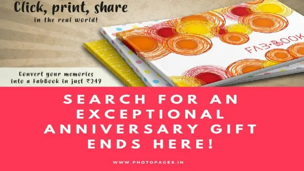 Search for an Exceptional Anniversary Gift Ends Here!