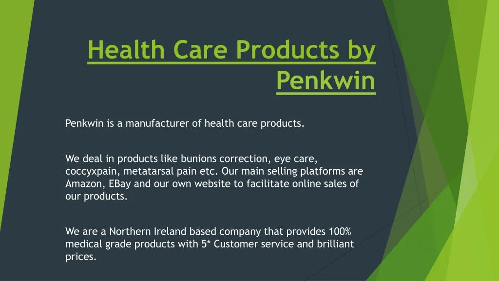 health care products by