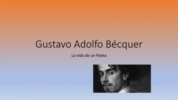 Gustavo Adolfo Bécquer