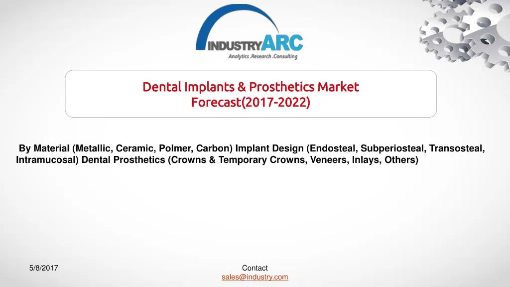 dental implants prosthetics market forecast 2017