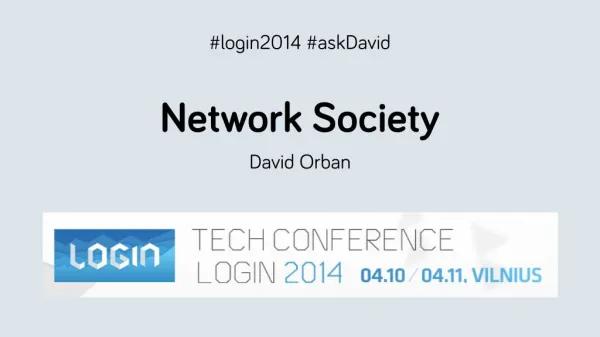 Network Society - Login 2014