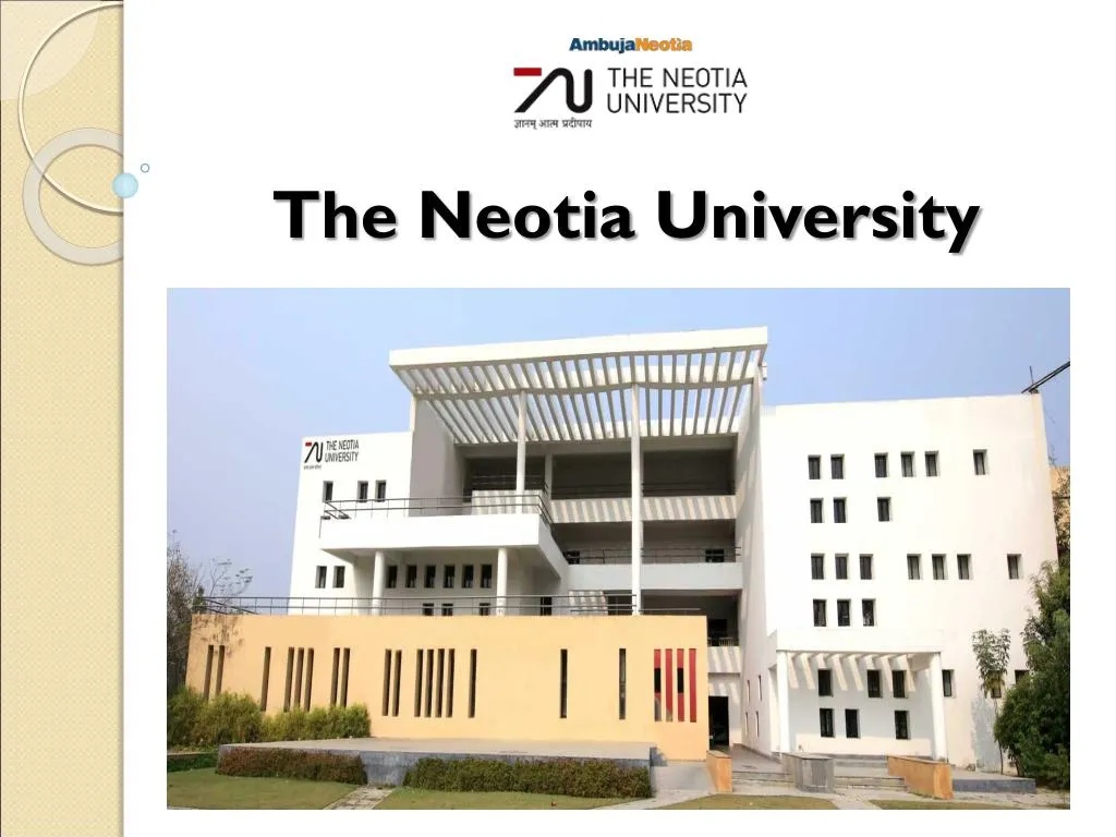 the neotia university