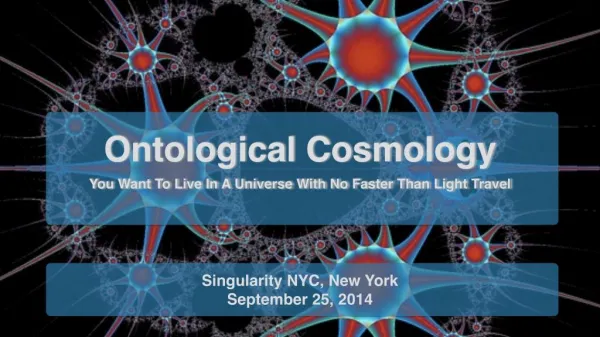 Ontological Cosmology