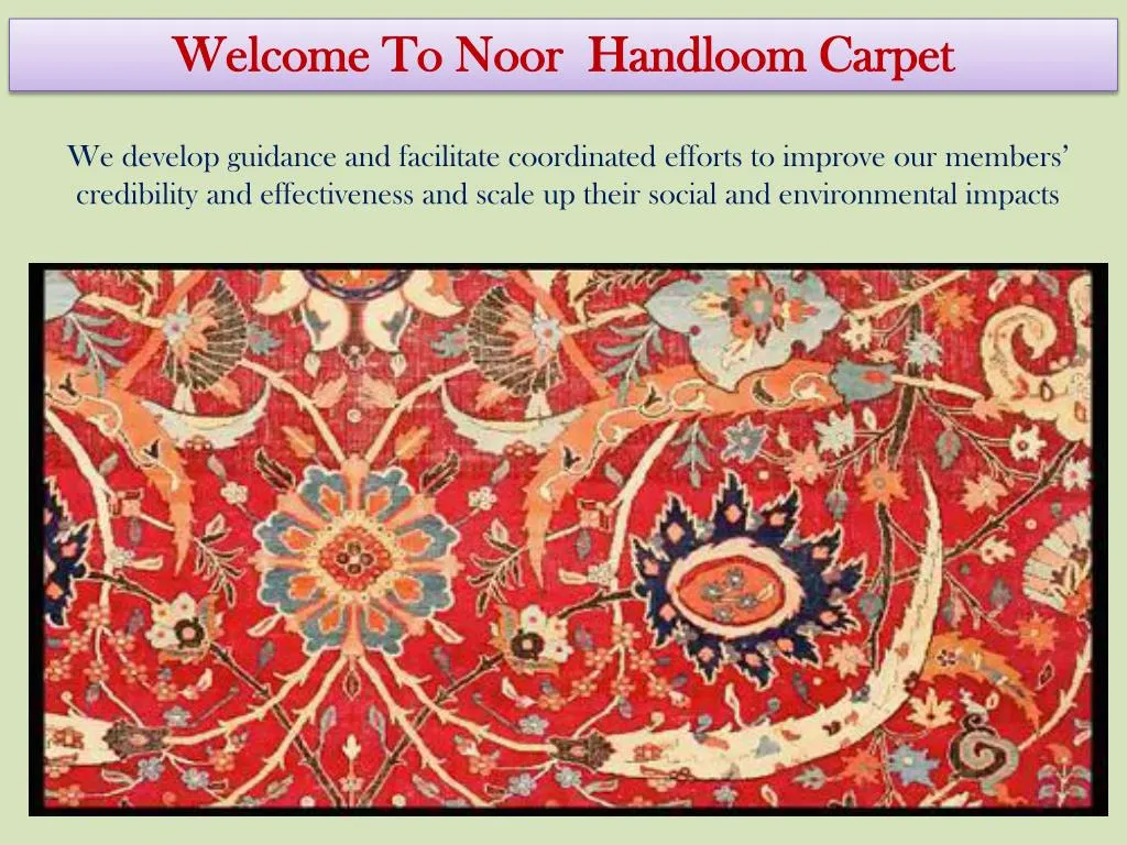 welcome to noor handloom carpet