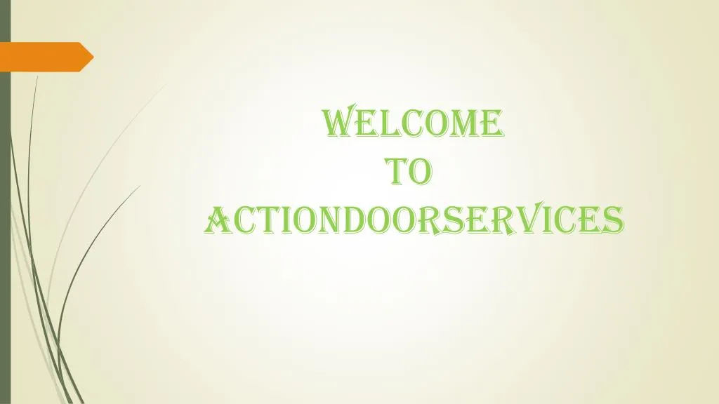 welcome to actiondoorservices