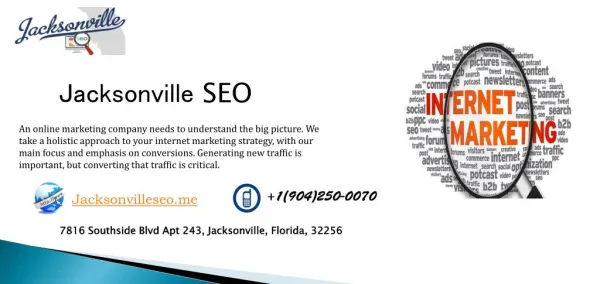 Seo Agency Jacksonville:- It Can Make Your Product a Brand