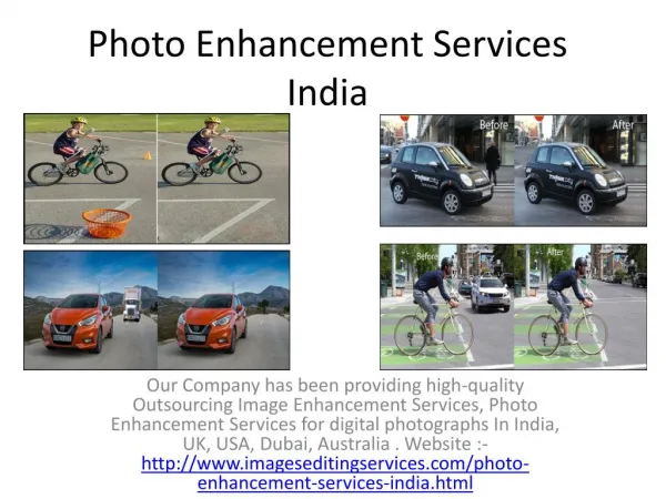 Photo Enhancement Services India