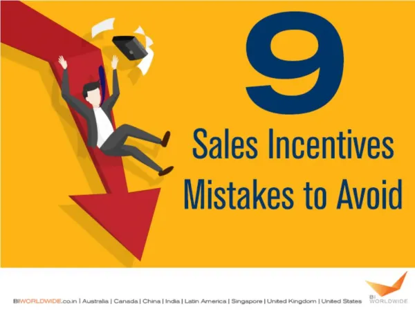 Sales Incentives Mistakes to Avoid | BI WORLDWIDE
