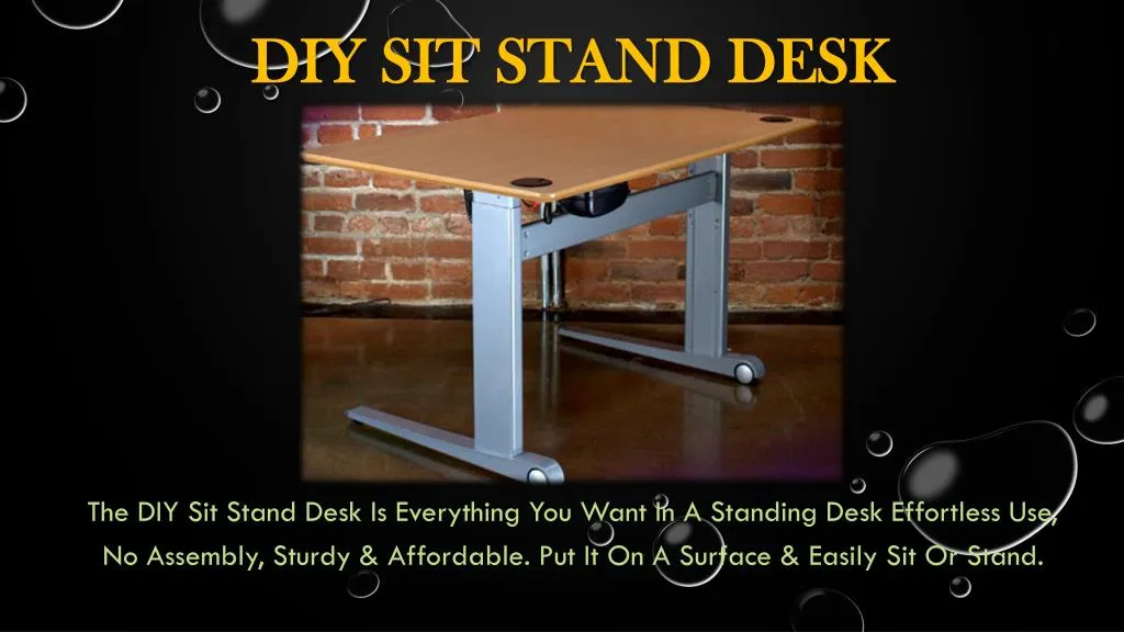 diy sit stand desk