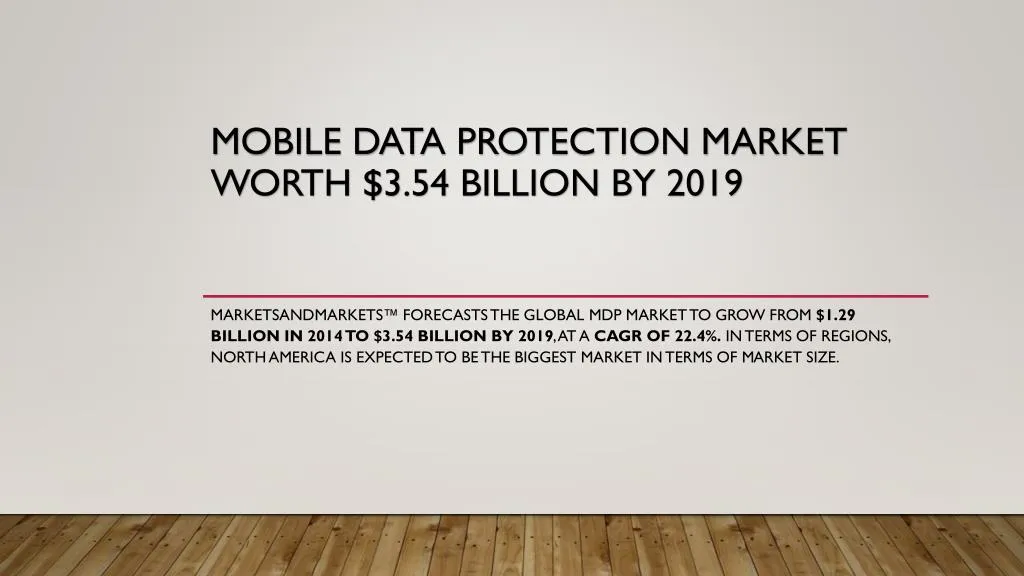 mobile data protection market worth 3 54 billion by 2019