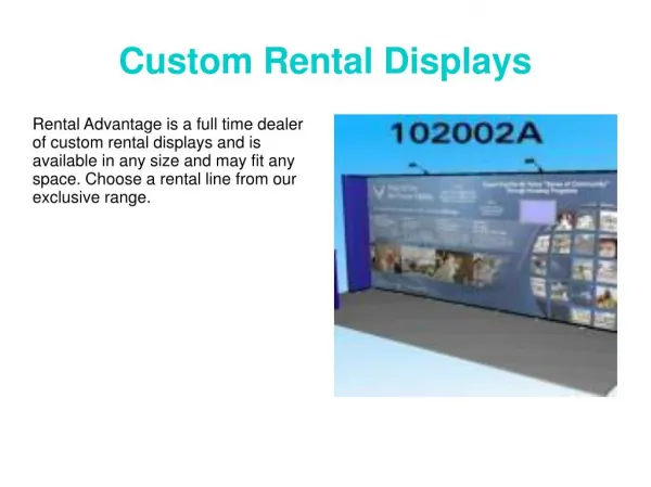 Custom Rental Display