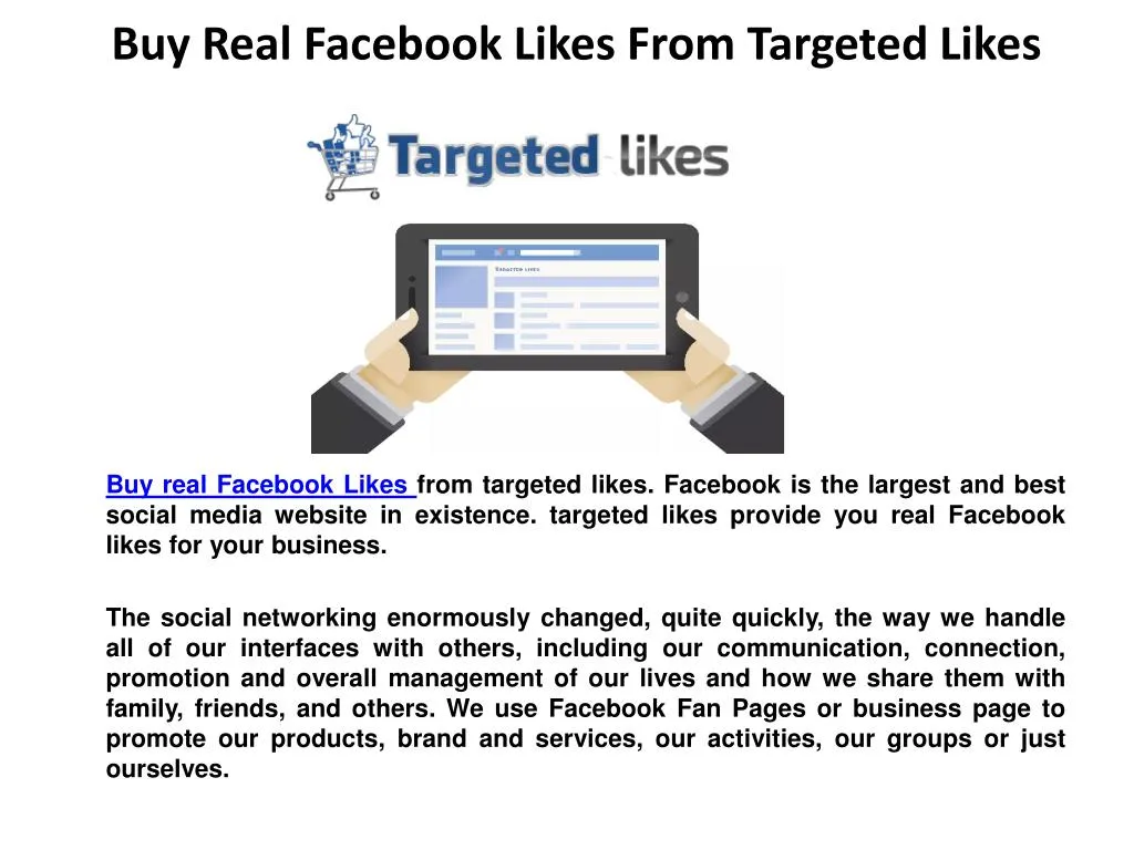 buy real facebook likes from targeted likes