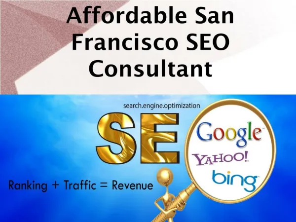 Affordable San Francisco SEO Consultant